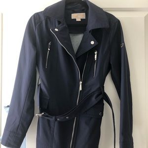 Michael Kors jacket asymmetric zip front